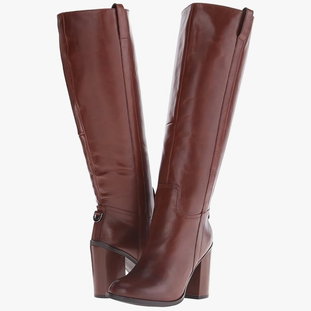 Aldo Jen Brown Leather Riding Boots